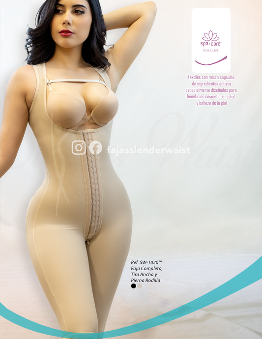 SW1020 Faja Slender Waist Rodilla Tirante Ancho