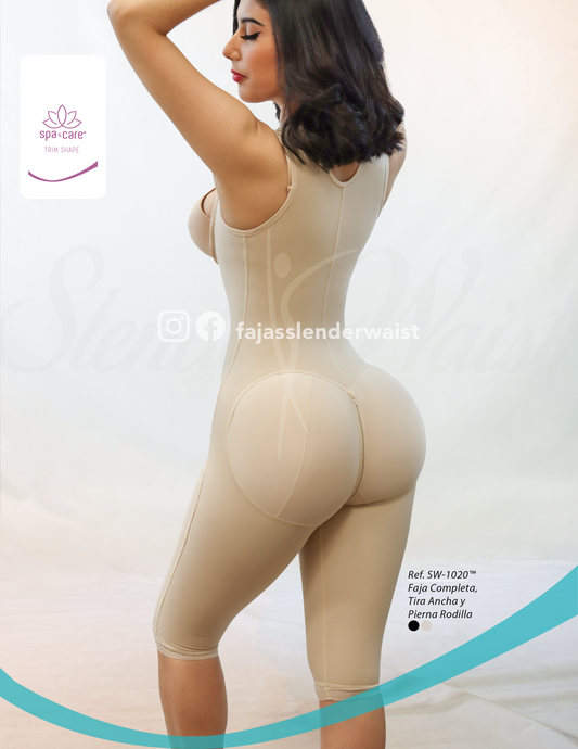 SW1020 Faja Slender Waist Rodilla Tirante Ancho