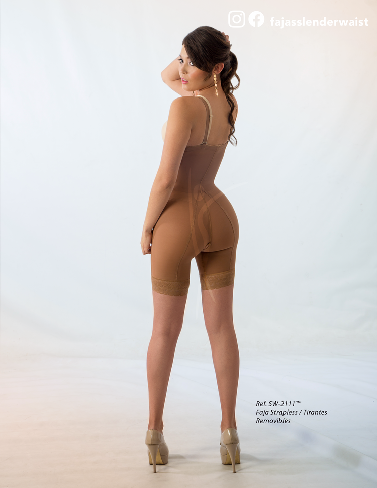 REF. SW2111 Strapless Half-Leg High Compression Body Shaper